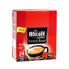 Alicafe Signature 3 In 1  French Roast Instant Coffee - 25 Grams x 24 Sachets