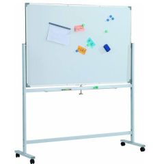 Modest Double Sided Magnetic White Board With Stand - 90cm x 120cm