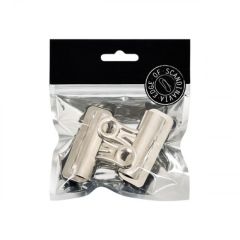 BNT 781415 Edge Bulldog Binder Clip - 50mm - Silver - 2 Clips / Pack