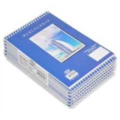 FIS FSNB120190N Spiral Notebook "Burj Al Arab" -120 x 190mm - 50 Sheets (Pack of 12)