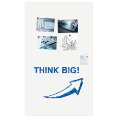 Legamaster 7-106121 Wall-Up Magnetic White Board - 200cm x 119.5cm