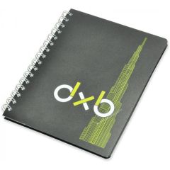 FIS FSNBSA5PPBK Spiral PP Soft Cover Executive Notebook 80gsm - A5 - Black