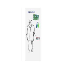 Legamaster 7-106126 Wall-Up Magnetic White Board - 200cm x 59.5cm