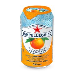 San Pellegrino Aranciata Sparkling Orange Beverage - 330ml Can
