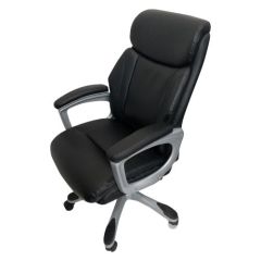 MUB MY-121 High Back Executive Chair - Black In Leather