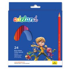 Adeland ALCK2112365100 Color Pencil - Assorted Color (Pack of 24)