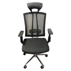 MUB A-3040 High Back Executive Chair - Black In Fabric
