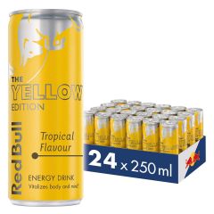 Red Bull Yellow Edition Lemon Energy Drink - 250ml Can x (Pack of 24)