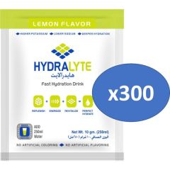 Hydralyte Lemon Flavoured Fast Hydration Drink - 10gm x 300 Sachets