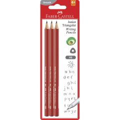 Faber-Castell Junior Triangular Graphite Writing Pencil - HB (Pack of 12)