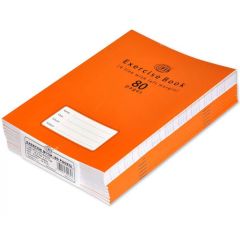 FIS FSEB4LM80N 4-Line with Margin Exercise Book - 80 Pages (Pack of 6)