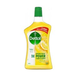 Dettol 3X Power Antibacterial Floor Cleaner - Lemon - 1.8 Liter