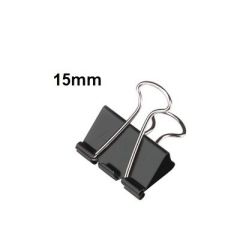 Clipp CP BC015 Binder Clips - 15mm - 12 Clips / Pack