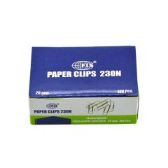 FIS 230N Paper Clip - 26mm - 100 Clips / Pack