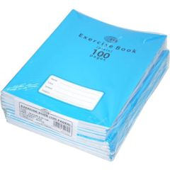 FIS FSEBP100N Plain Exercise Book -  16.5 x 21cm - 100 Pages (Pack of 12)