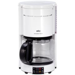 Braun KF 47 Plus Aromaster Automatic Coffee Machine - White