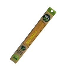 Onyx + Green 3001 Eco Friendly Bamboo Ruler - 30cm