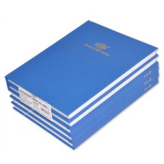 FIS FSMN9X73Q5MM 3-Quire 5mm Square Line Manuscript Book - 9" x 7" (Pack of 5)
