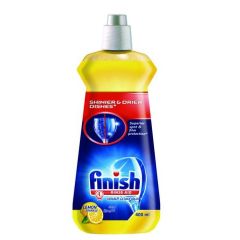 Finish Dishwasher Rinse Aid Liquid - Lemon - 400ml