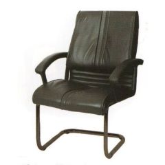MAZ MF 3003 Visitor Chair - Black In Fabric