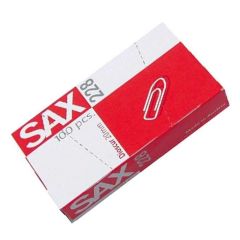 SAX 228 Dioscur Paper Clip - 20mm - 100 Clips / Pack