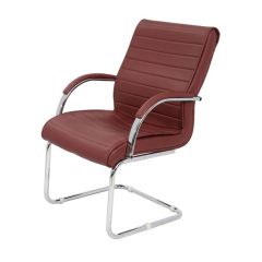 MAZ MF 05463 Visitor Chair - Maroon In Fabric
