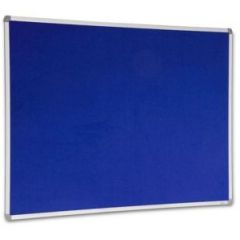 FIS FGN90120BL Notice Board - 90 x 120cm - Blue
