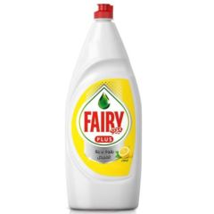 Fairy Plus Dishwashing Liquid Soap With Alternative Power To Bleach - Lemon - 600ml