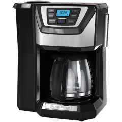 Black & Decker CM5000GD 12-Cup Mill & Brew Coffee Maker - Black/Grey
