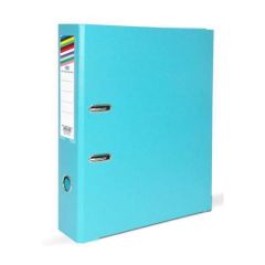 FIS FSBF8PLBLFN PP Lever Arch Box File with Fixed Mechanism - 8cm Spine - F/S - Light Blue (Box of 24)