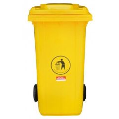 Brooks BKS WST 383 Waste Bin Without Pedal - Yellow -  240 Liter