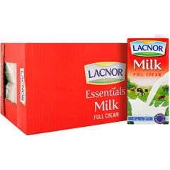 Lacnor Full Cream Milk - 1 Liter x (Pack of 12)