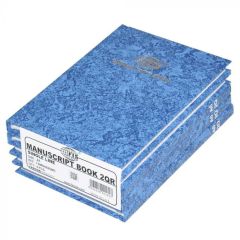 FIS FSMNA62QMC 2-Quire 8mm Single Ruled Manuscript Book - A6 (Pack of 5)