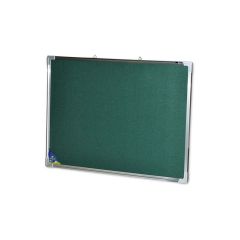 FIS FSGNF6090GR Fabric Board - Aluminium Frame - 60cm x 90cm - Green