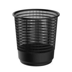 Cosmoplast IFHHBK042 Plastic Waste Paper Basket - Black - 15 Liter