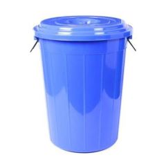 Mubarak MF IFHHDR220 Drum 125 Plastic Storage - Blue - 49(D) x 64(H)cm - 80 Liter