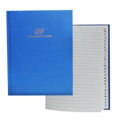 FIS FSMN9X72QIE 2-Quire Manuscript Book with English Index - 9" x 7"