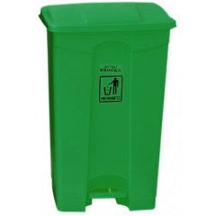 Brooks BKS PDL 301 Waste Bin with Pedal - Green - 87 Liter