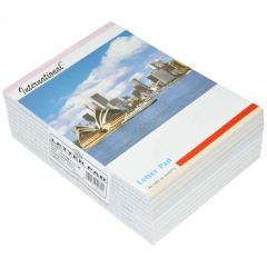 FIS FSPDA5INT2 International Letter Pad 60GSM - A5 - 80 Sheets x (Pack of 10)
