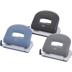 Deli 0119 2-Hole Punch - 25 Sheets Capacity - Assorted Color (Pack of 6)