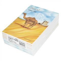 FIS FSPDA5JA15 Flipover Letter Pad "Camel" -  A5 - 80 Sheets x (Pack of 10)