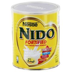 Nestle Nido Fortified Full Cream Milk Powder - 400g Tin x (Pack of 24)