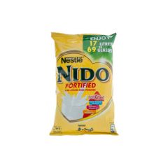 Nestle Nido Fortified Full Cream Milk Powder Pouch - 2250g x (Pack of 6)
