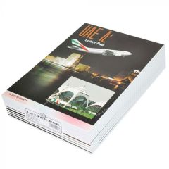FIS FSPDJA16 Flipover Letter Pad "UAE" - A4 - 80 Sheets x (Pack of 10)