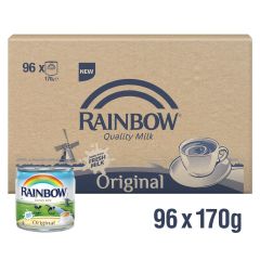 Rainbow Original Evaporated Milk - 170 Grams x (Box of 96)