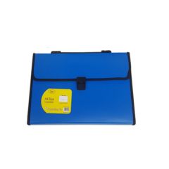 Deluxe AMT 13-A4  Expanding File with 13 Pockets - A4 - Blue