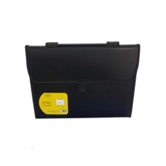 Deluxe AMT 13-A4  Expanding File with 13 Pockets - A4 - Black