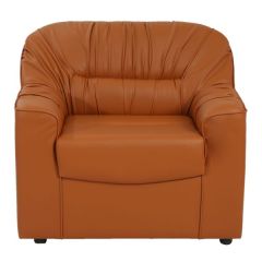 MAZ MF 06025 Single Seater Sofa (Color as your choice in Fabric or Leather)