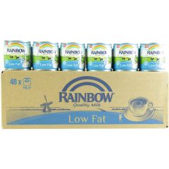 Rainbow Evaporated Low Fat Milk - 170 Grams x (Box of 48)