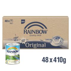 Rainbow Original Evaporated Milk - 410 Grams (Box of 48)